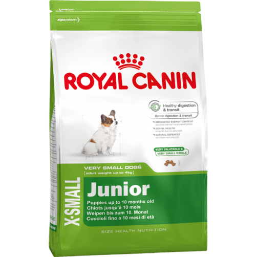 غذای خشک مخصوص توله سگ نژاد خیلی کوچک/ 1.5 کیلویی/ Royal Canin X-Small Junior